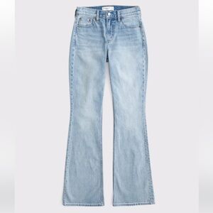 Abercrombie Curve Love High Rise Bootcut Jean Light Wash